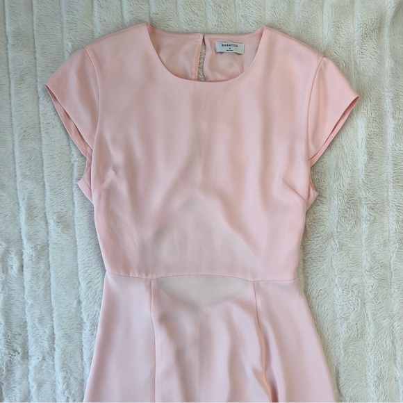 ARITZIA BABATON pale pink Hamptons midi dress - Picture 5 of 9